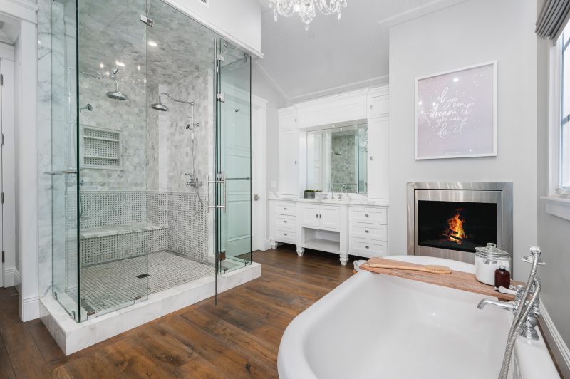 Elegant Walk-In Shower